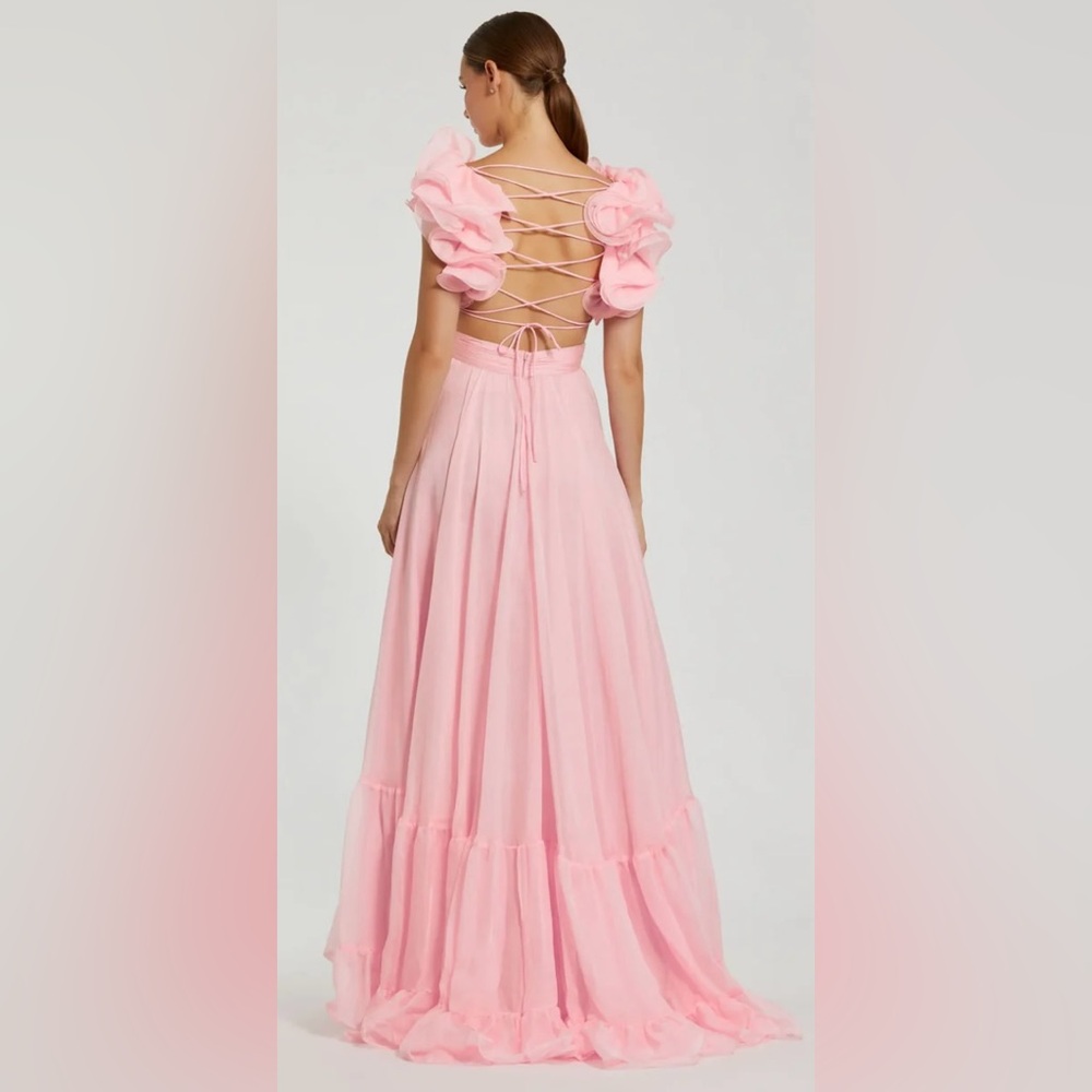 Elegant Pink Maxi Dress